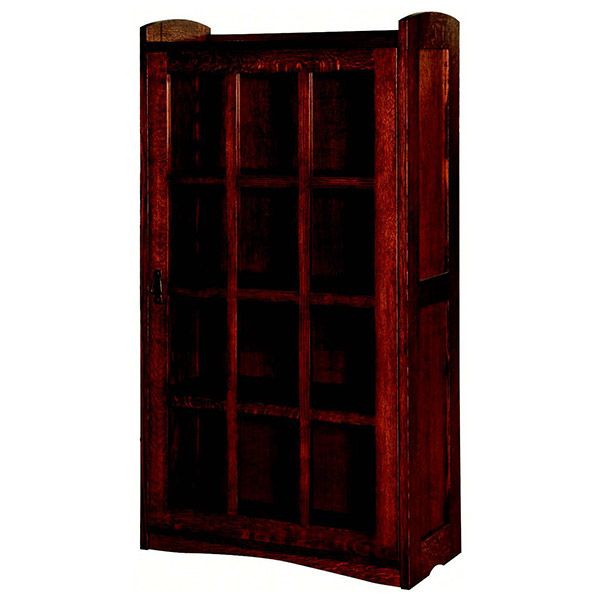 Bungalow Mission Door Bookcases – Fusion Design Within Single Door Bookcases (View 12 of 15)