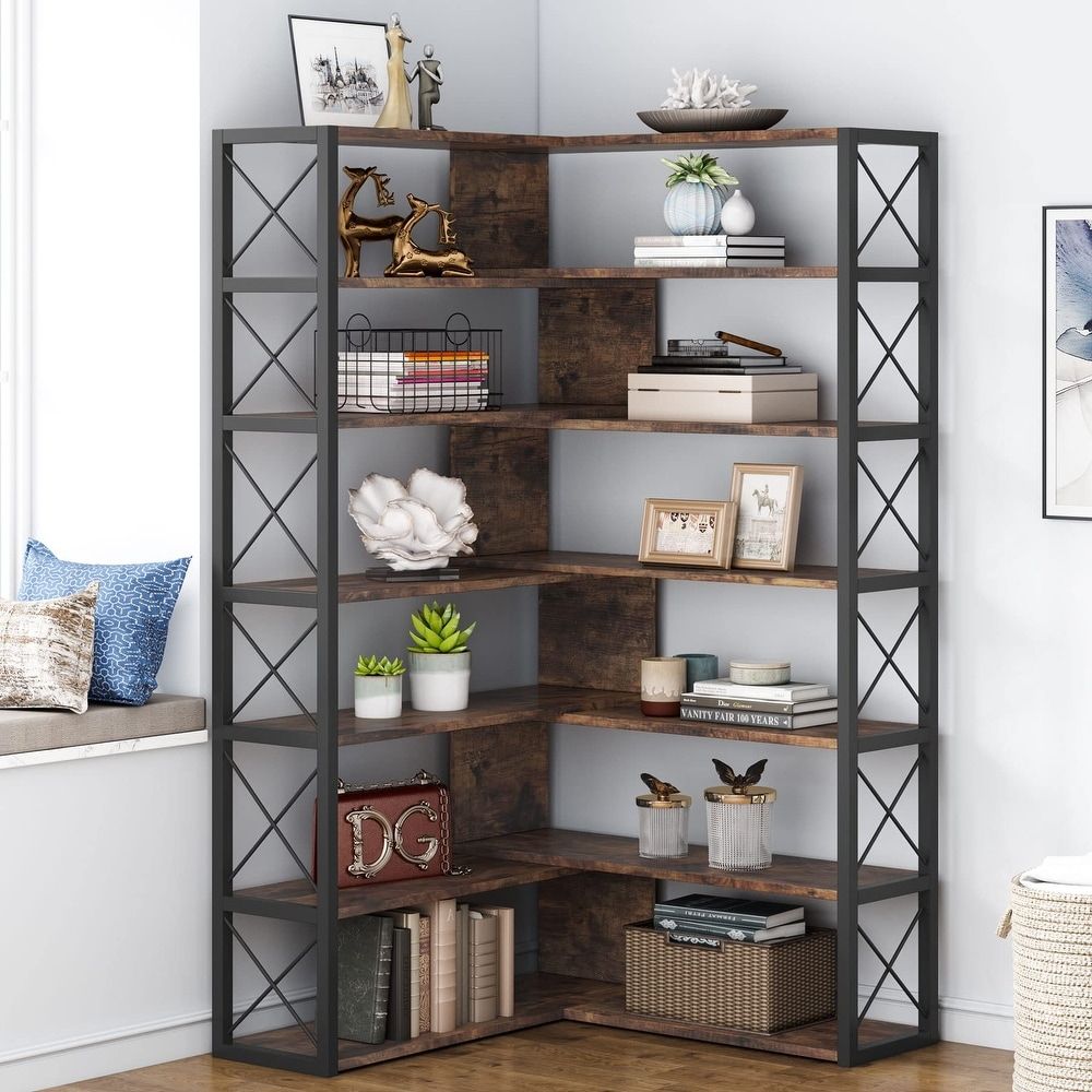 Buy Corner Bookshelves & Bookcases Online At Overstock | Our Best Living  Room Furniture Deals Inside Corner Bookcases (Photo 3 of 15)