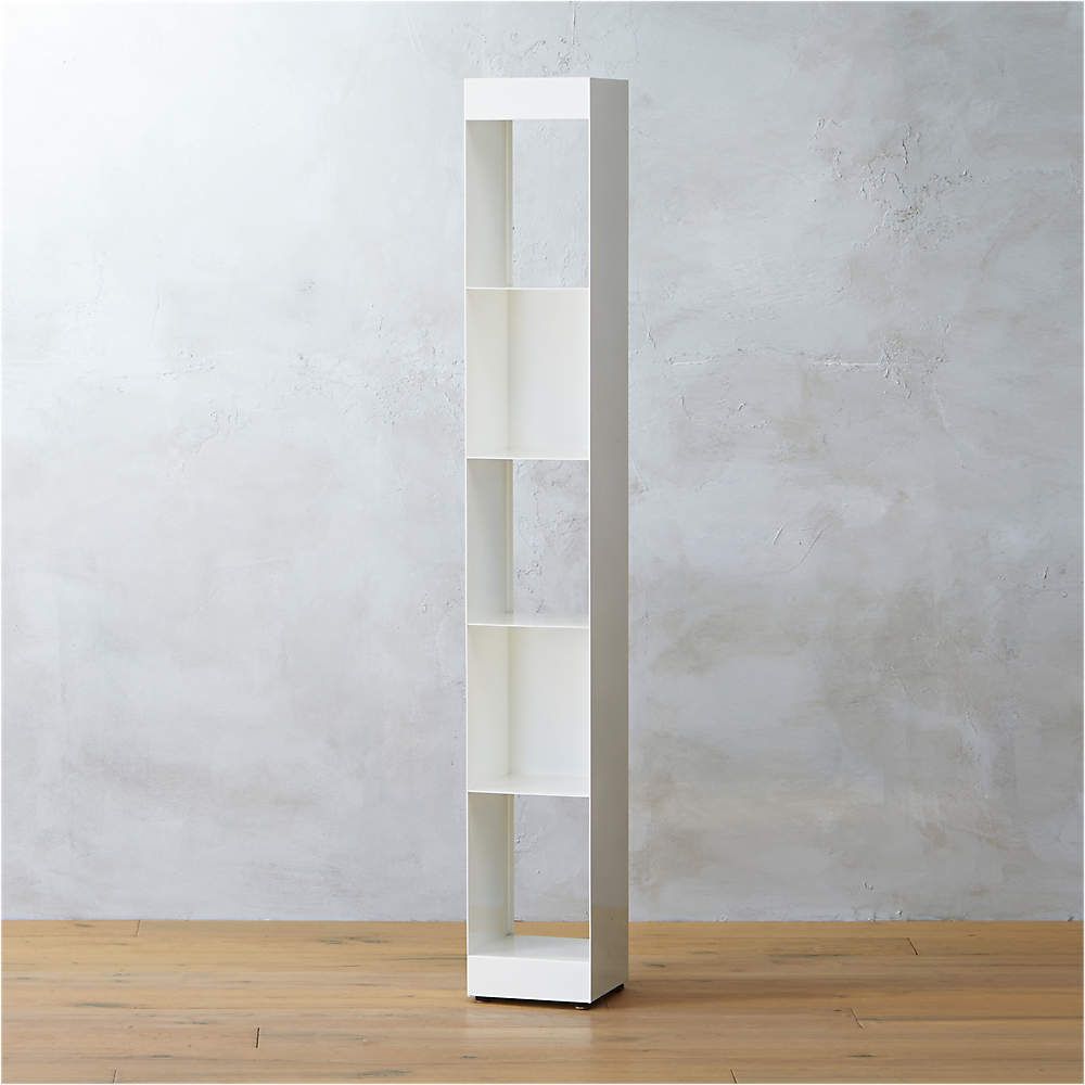 Carlson Ii Modern Narrow Storage Tower + Reviews | Cb2 Inside Tower Bookcases (View 11 of 15)