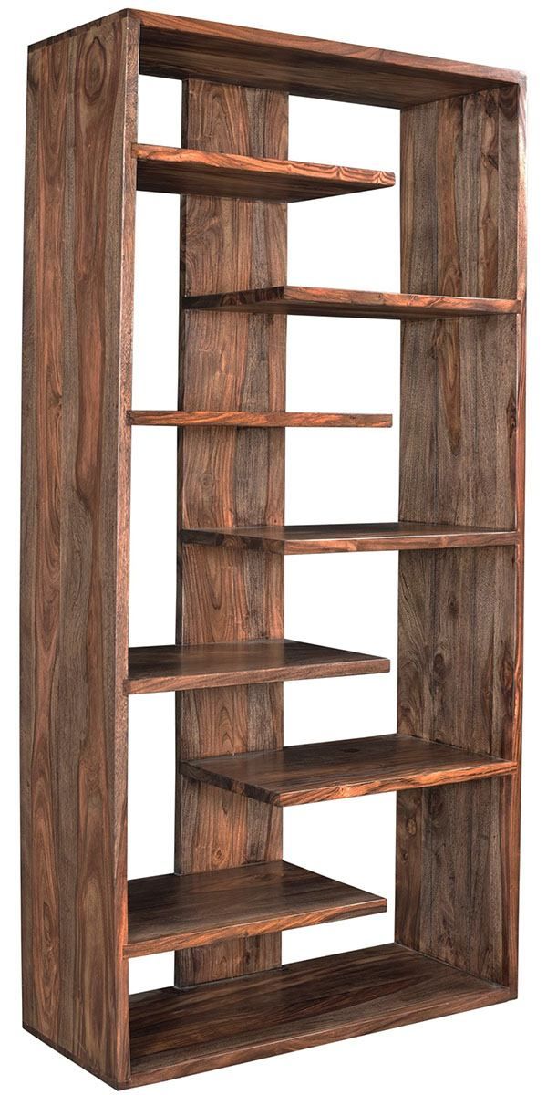 Coast To Coast Brownstone Bookcase In Nut Brown 98240 In Nut Brown Finish Bookcases (Photo 1 of 15)