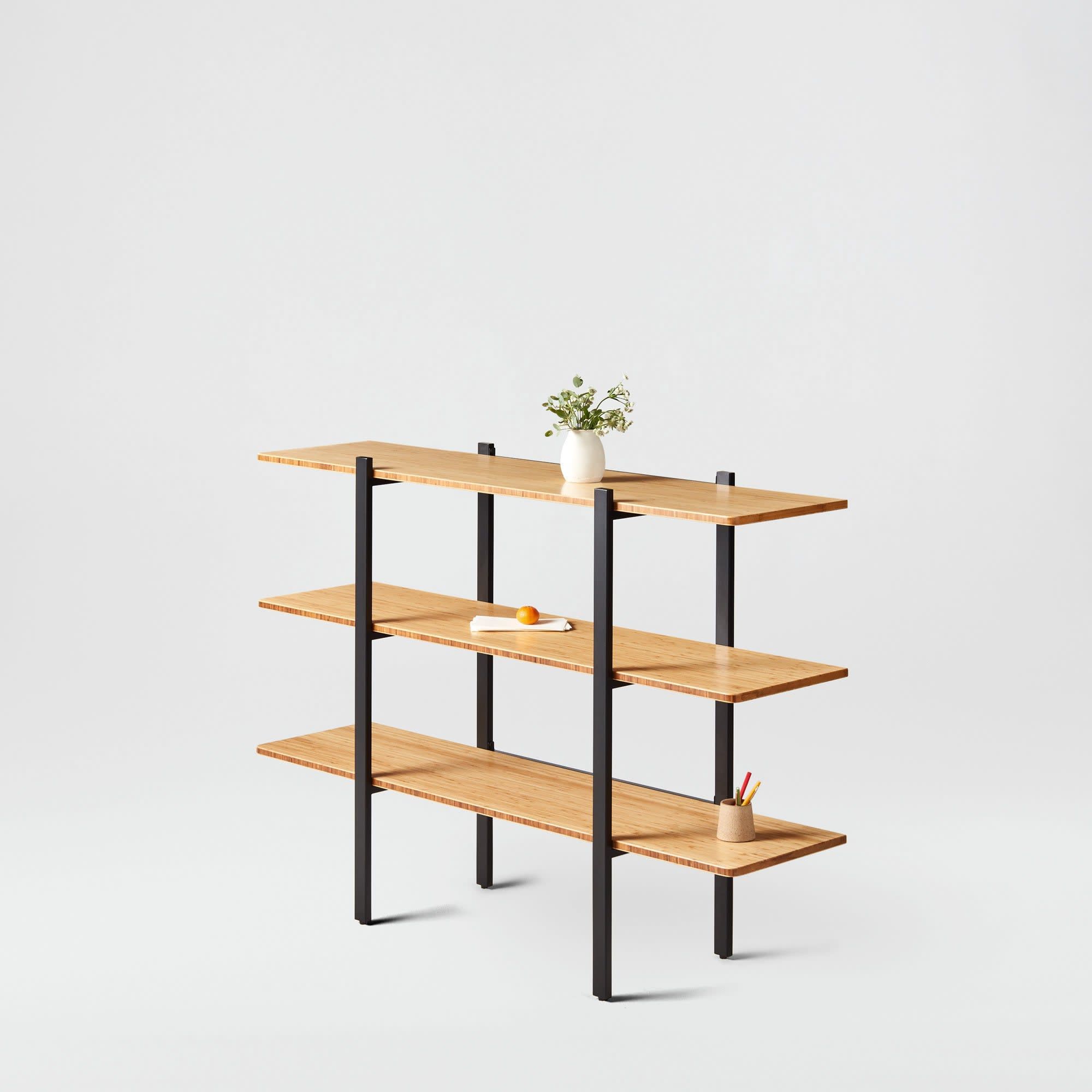 Colbe Bamboo Shelving Unit – Fully | Fully Throughout Bamboo Bookcases (View 10 of 15)