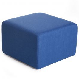 Cushox Cube Ottoman | Bfx Furniture Throughout Solid Linen Cube Ottomans (View 13 of 15)