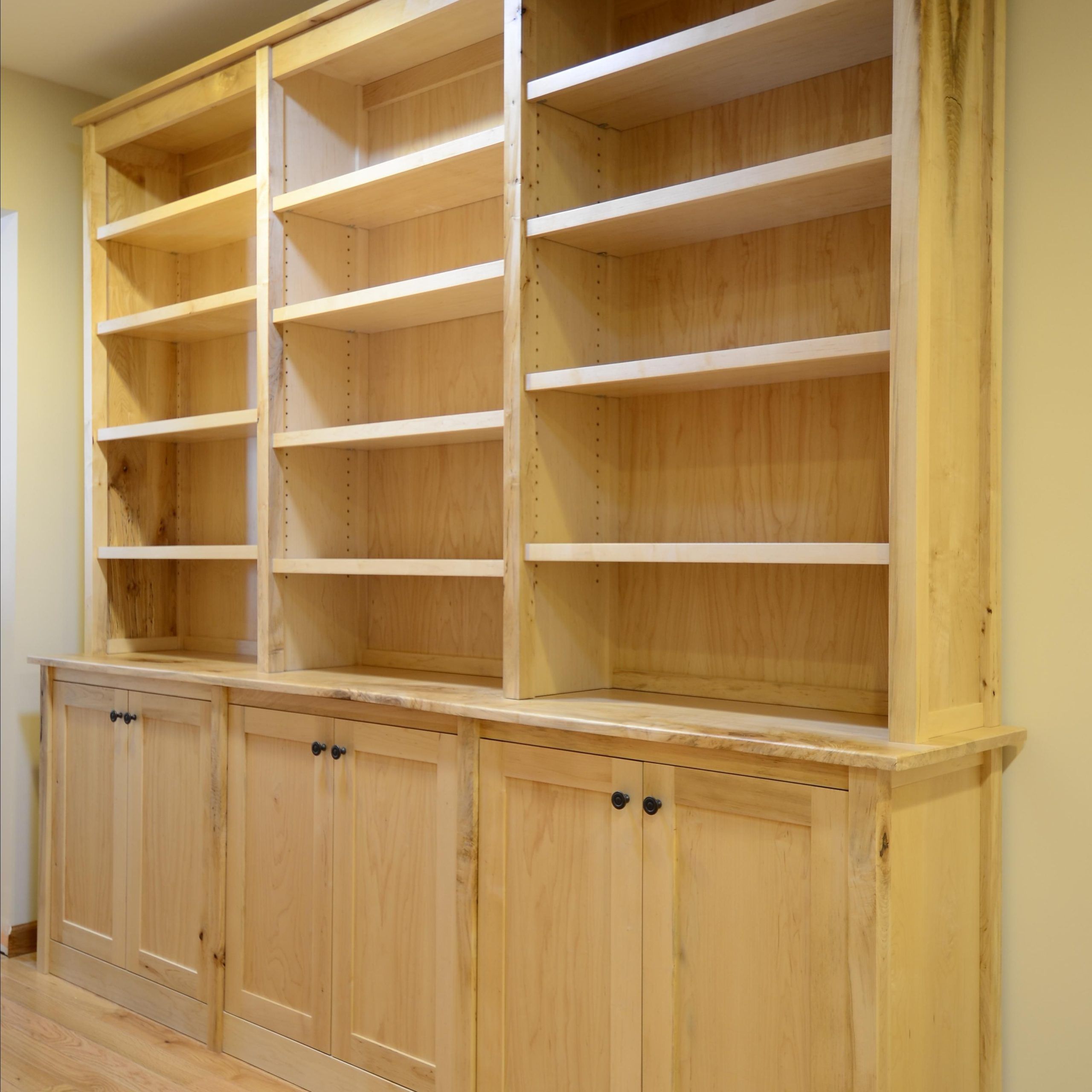 Custom Made Maple Bookcasesjoshua White Fine Furniture And Cabinetry |  Custommade Regarding Natural Handmade Bookcases (View 10 of 15)