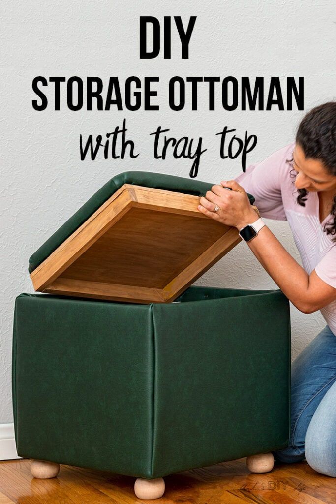 Diy Storage Ottoman Cube With Tray Top – Build Plans – Anika's Diy Life Regarding Storage Ottomans With Reversible Trays (View 14 of 15)
