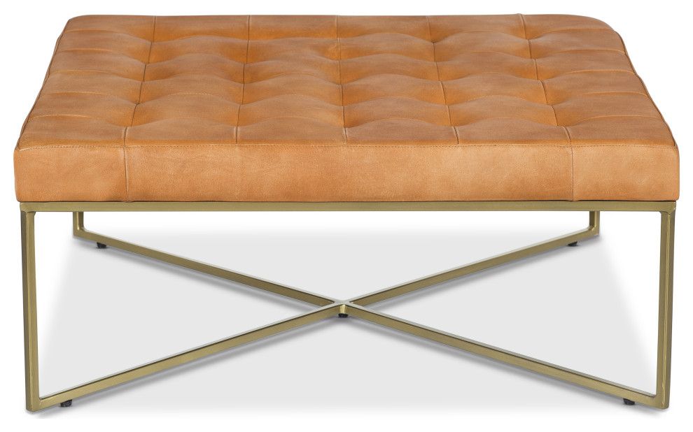 Edgemod Traversa Ottoman – Contemporary – Footstools And Ottomans – Edgemod Furniture | Houzz For Antique Brass Ottomans (View 10 of 15)