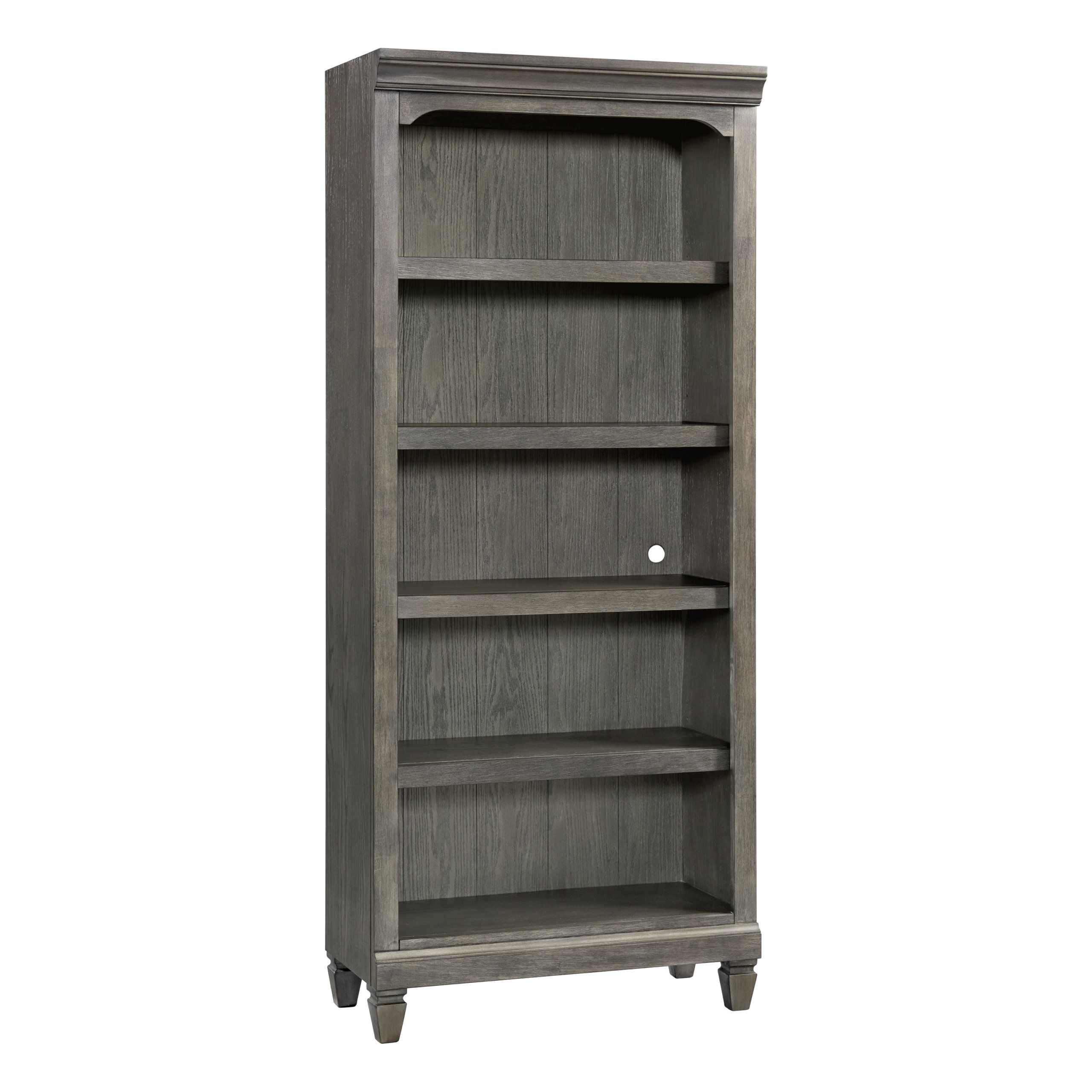 Foundry 76" Bunching Bookcase – Intercon Furniture Within Dark Brushed Pewter Bookcases (View 4 of 15)