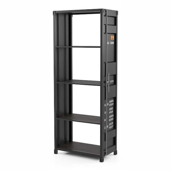 Featured Photo of 15 The Best Gun Metal Black Bookcases