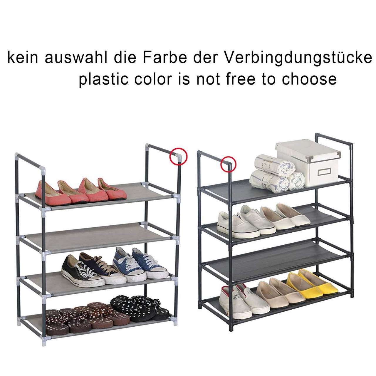 Heavy Duty 8 Tiers Shoe Rack Stand Shelves Storage Organizer For 30 Pairs  Shoes | Woltu (View 5 of 15)