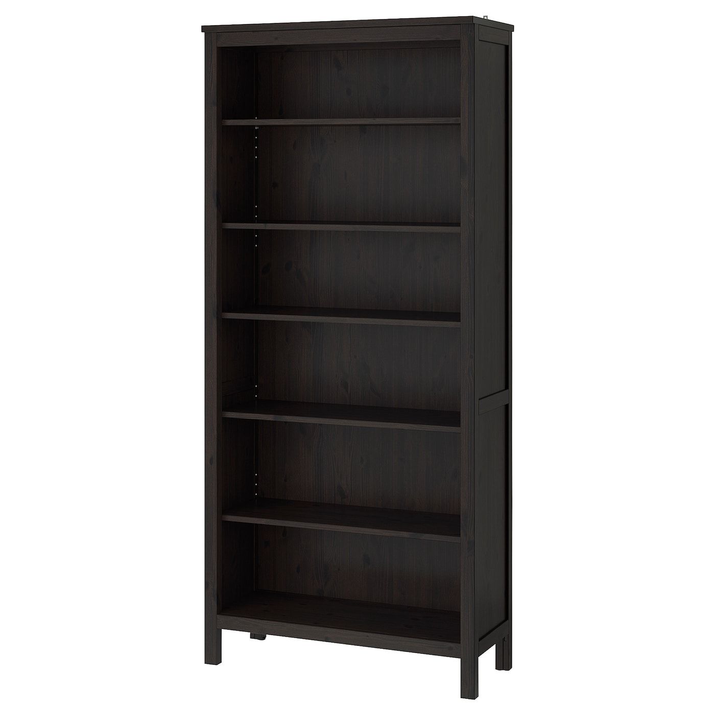 Hemnes Bookcase, Black Brown, 35 3/8x77 1/2" – Ikea Pertaining To Natural Black Bookcases (Photo 1 of 15)