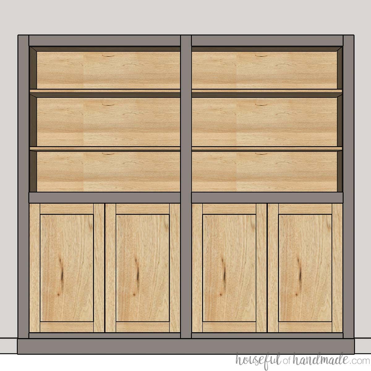 How To Build A Bookcase – The Complete Guide {houseful Of Handmade } Within Natural Handmade Bookcases (View 14 of 15)