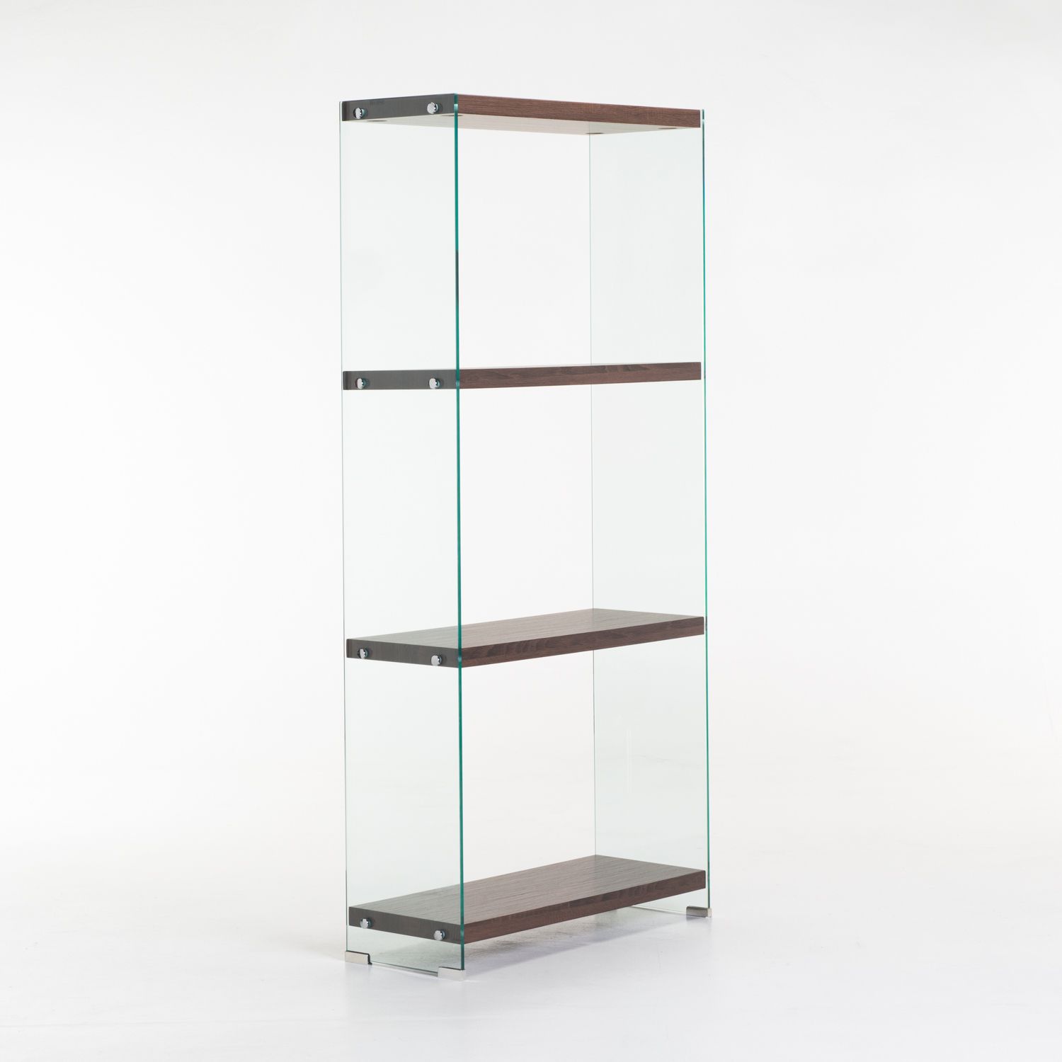 Ivy 10mm Tempered Glass Bookcase | Decofurn Furniture Regarding Bookcases With Tempered Glass (View 12 of 15)