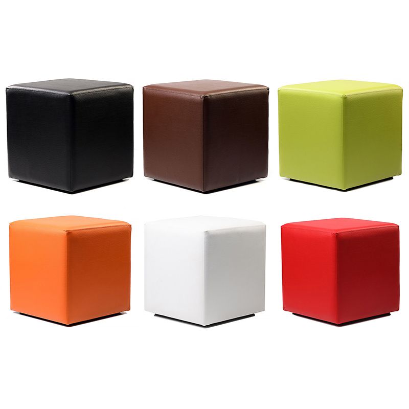 Jamie Square Ottoman – 6 Colours | Value Office Furniture With Square Ottomans (View 1 of 15)