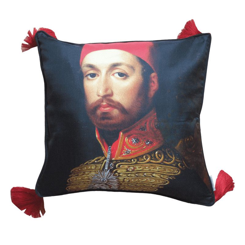Les Ottomans – The Sultan Silk Cushion Sc01 Within Ottomans With Cushion (View 7 of 15)