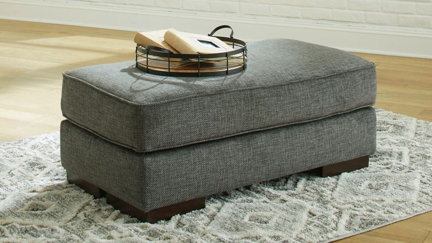 Lessinger Ottoman – Pewter Gray | Home Furniture Plus Bedding And Mattress  Center For Matte Grey Ottomans (Photo 6 of 15)