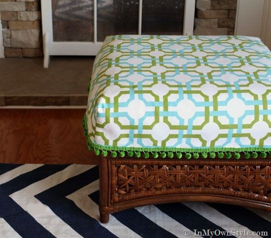 Make Cushion Covers – The Easy Way! | Diy Ottoman, Cushion Covers, Cushions With Regard To Ottomans With Cushion (View 12 of 15)
