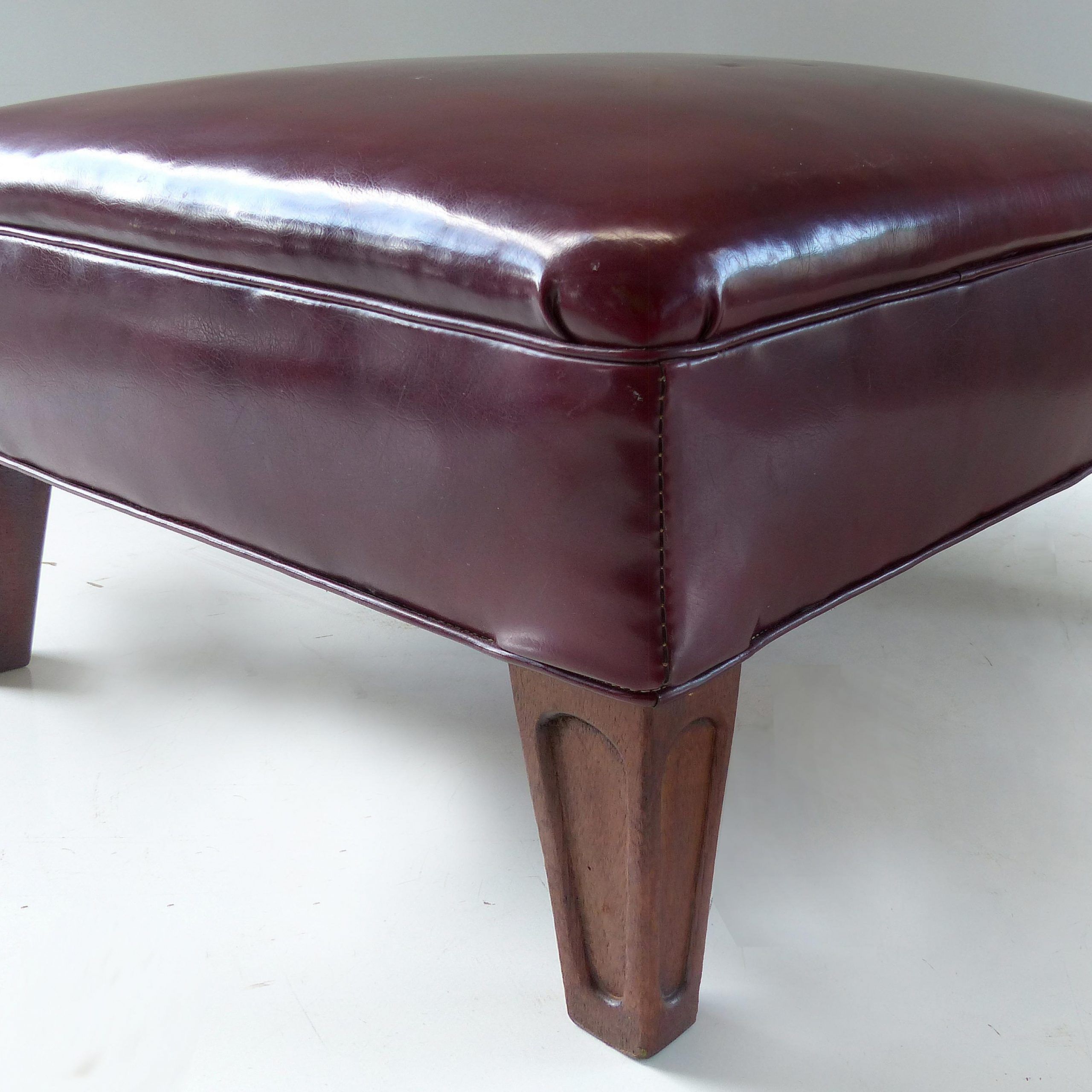 Maroon Leather Ottoman Sale, Save 55% (View 14 of 15)
