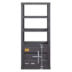 Metal – Black – Bookcases & Bookshelves – Home Office Furniture – The Home  Depot Intended For Gun Metal Black Bookcases (Photo 12 of 15)