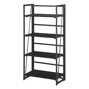 Metal – Black – Bookcases & Bookshelves – Home Office Furniture – The Home  Depot With Regard To Gun Metal Black Bookcases (View 7 of 15)