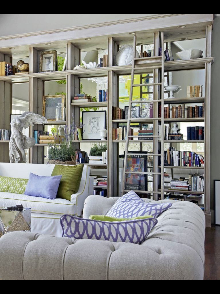 Mirrored Bookshelves | Living Room Mirrors, Room Design, Home Decor With Mirrored Bookcases With 3 Shelves (Photo 7 of 15)