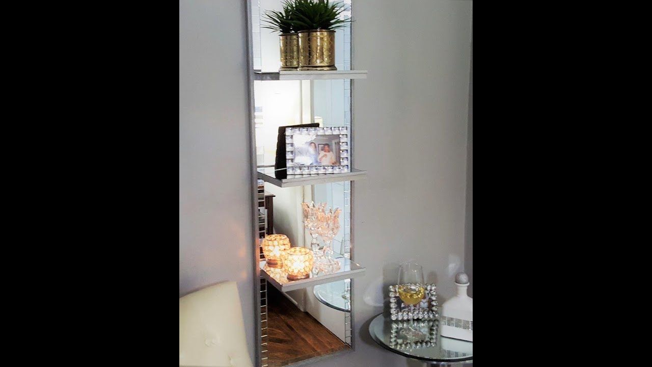 Mirrored Shelf Unit Diy – Youtube In Mirrored Bookcases With 3 Shelves (Photo 5 of 15)