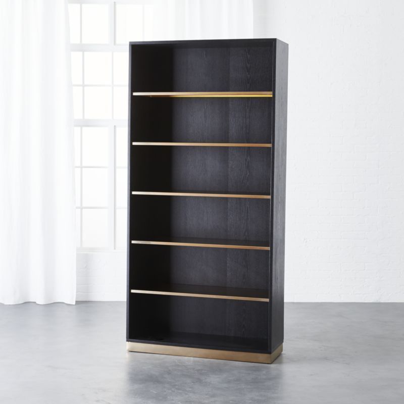 Modern Bookshelves & Bookcases: Wall, Ladder & More | Cb2 | Black Bookcase,  Furniture Bookshelves, Bookcase With Matte Black Bookcases (View 8 of 15)