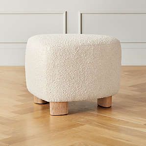 Modern Ottomans, Poufs, Accent Stools & Foot Stools | Cb2 Canada Within Ottomans With Stool (View 6 of 15)