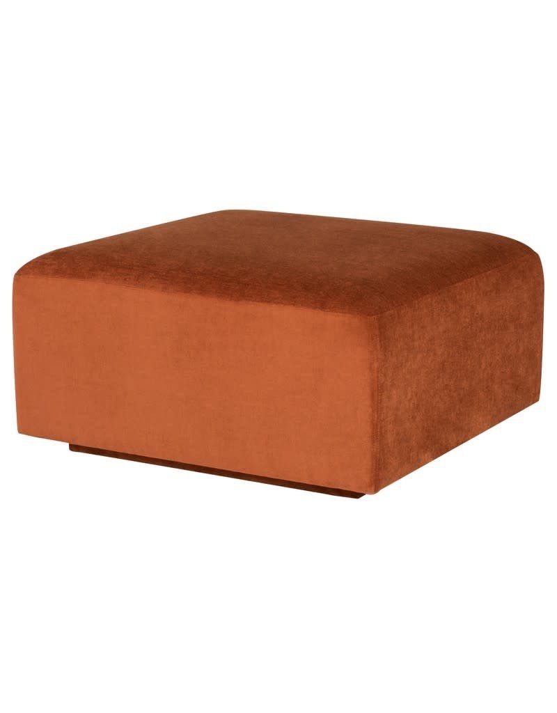 Nuevo Lilou (terracotta Black) Ottoman (hgsc870) – Furnish This Within Terracotta Ottomans (View 9 of 15)