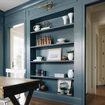 Peacock Blue Bookcase Design Ideas Pertaining To Blue Wood Bookcases (View 4 of 15)