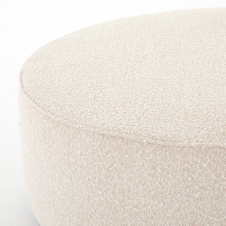 Rayna Upholstered Ottoman & Reviews | Joss & Main Within 36 Inch Round Ottomans (View 7 of 15)