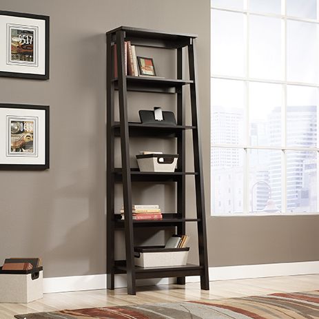 Sauder Select | 5 Shelf Bookcase | 414602 | Sauder Throughout Five Shelf Bookcases With Drawer (Photo 7 of 15)