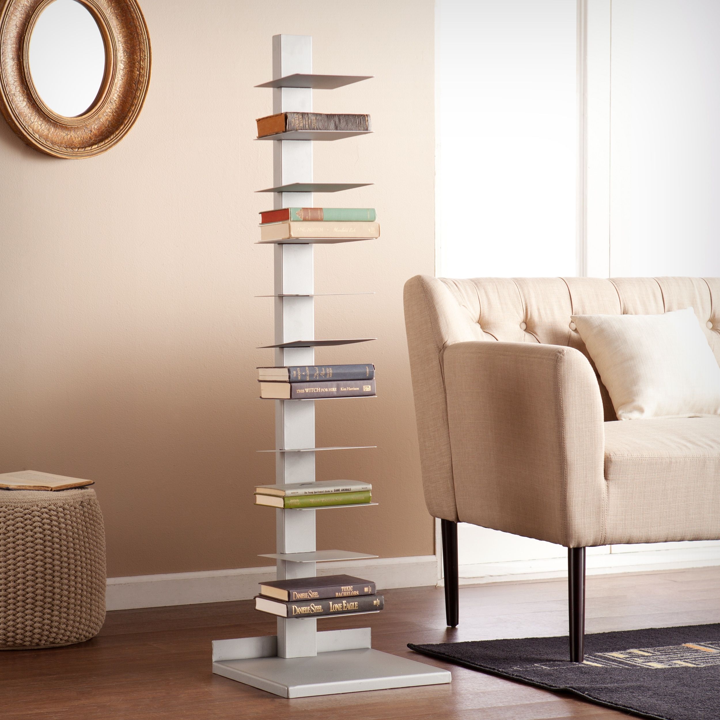 Sei Furniture Denargo Spine Book Tower – On Sale – Overstock – 22751448 In Tower Bookcases (View 1 of 15)