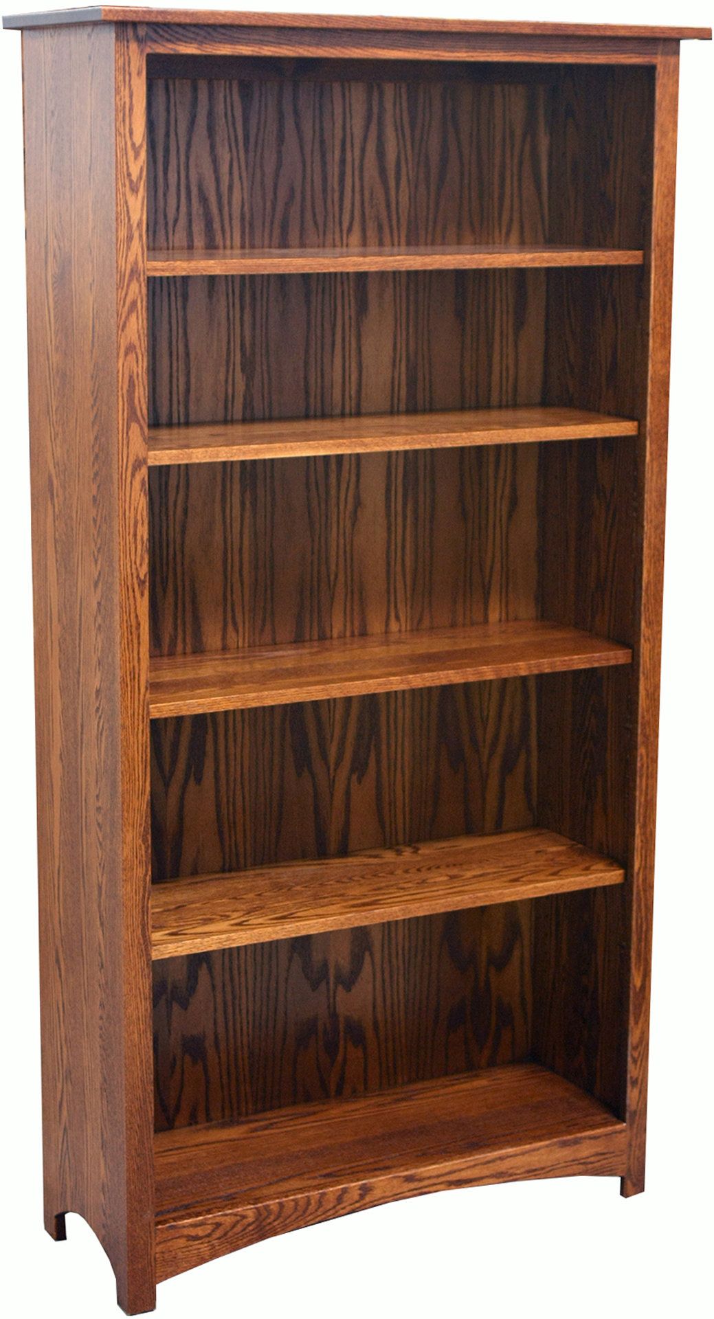 Shaker 39 Inch Bookcase | Amish Bookcase | Solid Hardwood Bookcase In 39 Inch Bookcases (View 2 of 15)