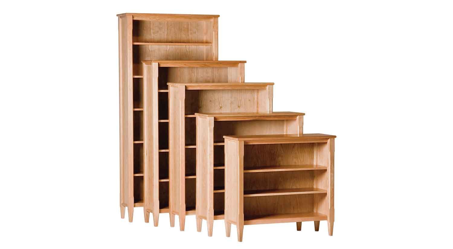 Shaker 39 Inch Bookcase Naturalcomfort Pure Within 39 Inch Bookcases (View 5 of 15)