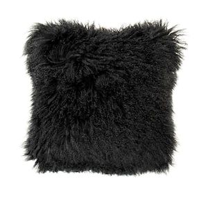 Sheepskin – Ottomans – Living Room Furniture – The Home Depot Pertaining To Satin Black Shearling Ottomans (Photo 1 of 15)