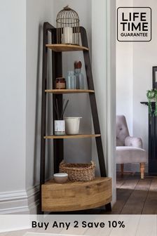 Shelves | Ladder & Corner Shelves | Next Uk For Corner Ladder Bookcases (View 10 of 15)