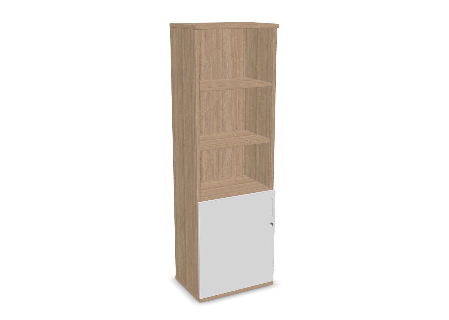 Single Door Cupboard With Bookcase Top – H1900mm – Office Furniture  Requirements Inside Single Door Bookcases (View 15 of 15)