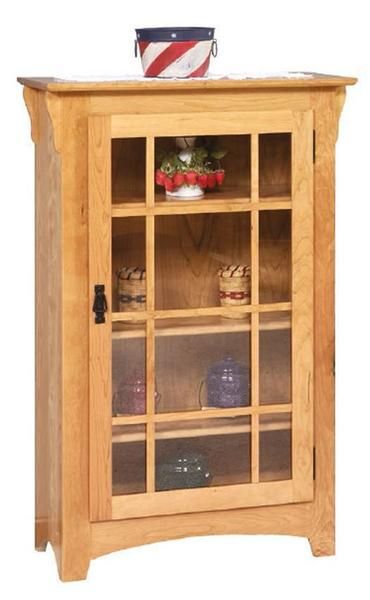 Single Door Mission Style Bookcase From Dutchcrafters Amish Furniture Intended For Single Door Bookcases (View 8 of 15)