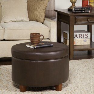 Wayfair | Brown Round Ottomans & Poufs You'll Love In 2023 With Regard To Brown Wash Round Ottomans (View 2 of 15)
