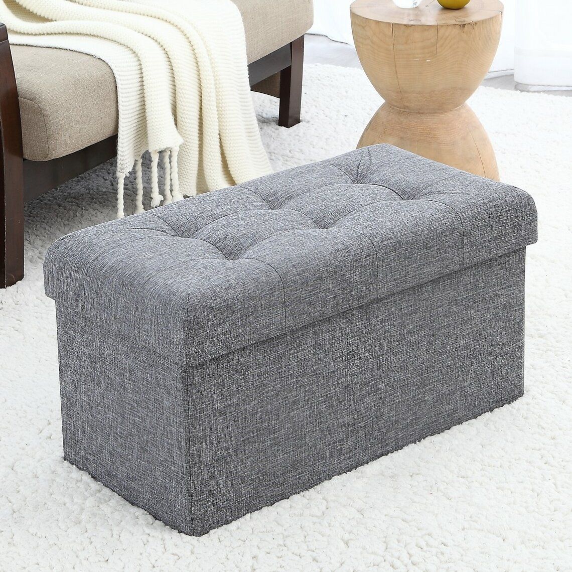 Wayfair | Gray Ottomans & Poufs You'll Love In 2023 With Regard To Gray Ottomans (Photo 3 of 15)