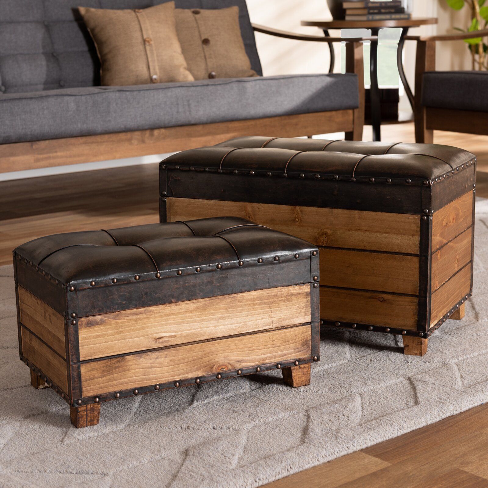 Wooden Ottomans – Ideas On Foter With Wood Storage Ottomans (Photo 6 of 15)