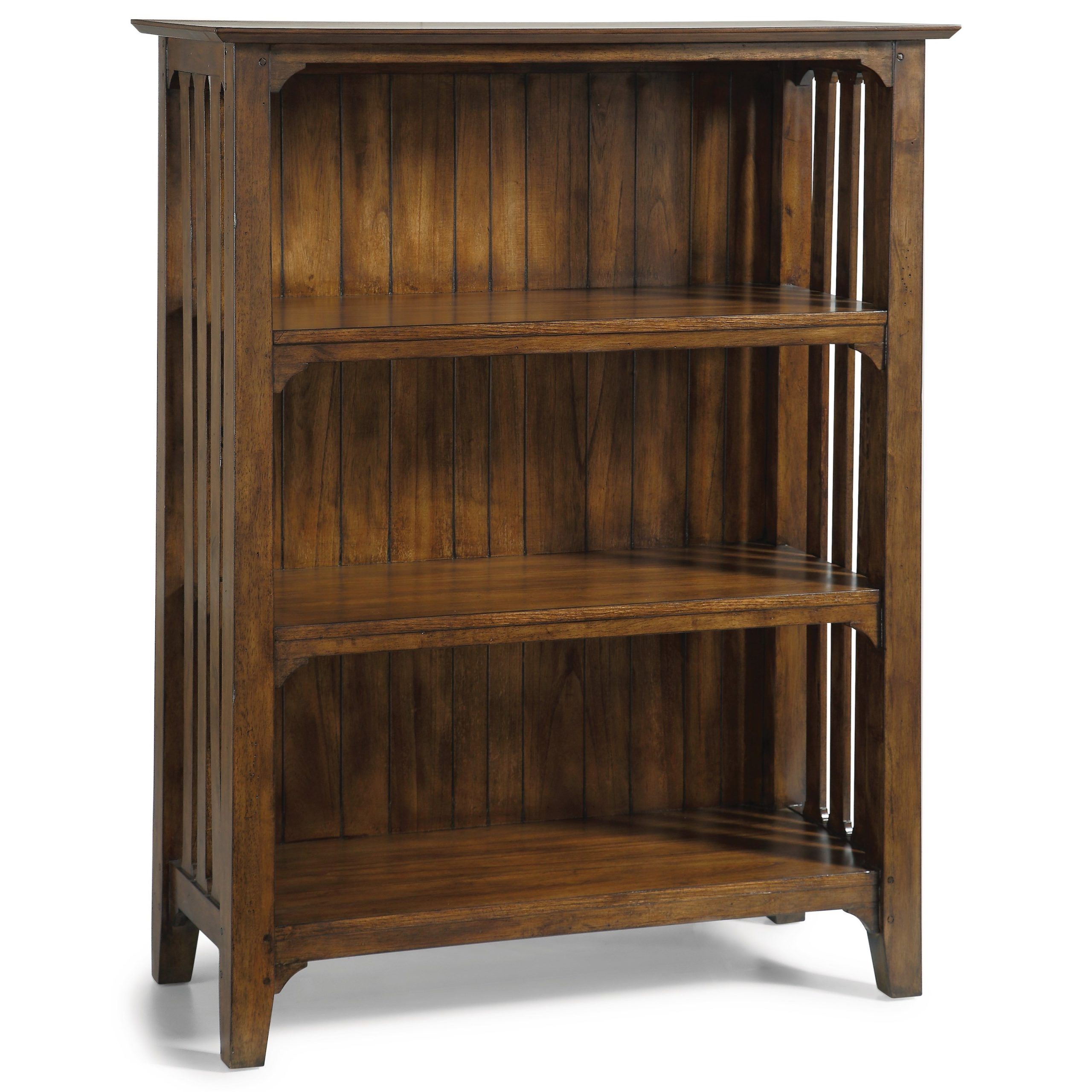 Wynwood, A Flexsteel Company Sonora Mission Small Bookcase | Conlin's  Furniture | Open Bookcases In Bookcases With Slats (View 12 of 15)