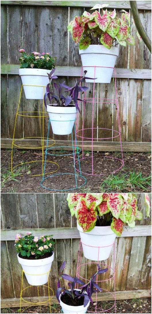 10 Easy Diy Outdoor Plant Stands To Show Off Those Patio Plants In Style | Plant  Stands Outdoor, Patio Plants, Plant Stand Indoor For Patio Flowerpot Stands (View 15 of 15)