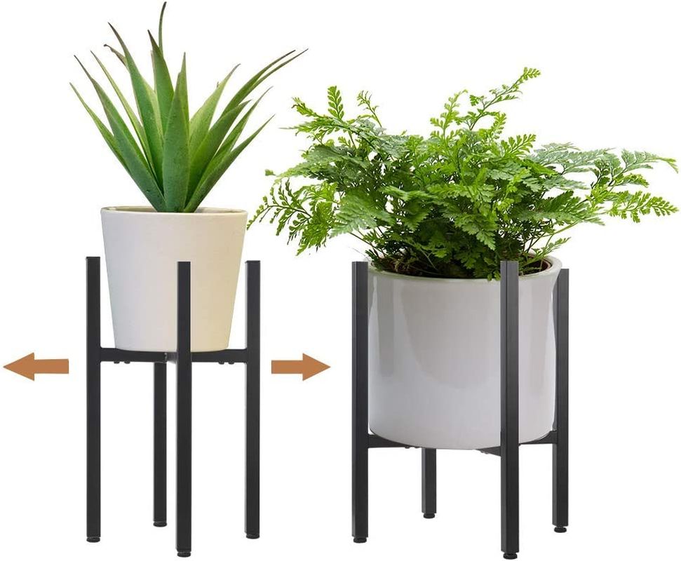 2 Pack Metal Plant Stand Indoor With Adjustable Width Fits 8 To 12 Inch  Pots,mid | Ebay With Regard To 12 Inch Plant Stands (View 6 of 15)
