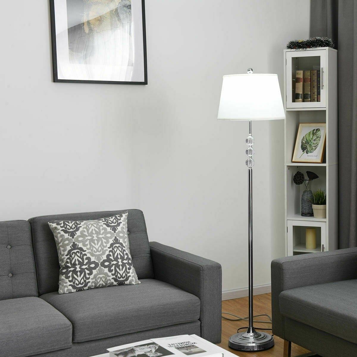 3 Piece Floor Lamp And Table Lamps Set – Floor Lamp: 15" X 62.5" ( W X H )  – On Sale – Overstock – 33945259 Intended For 3 Piece Setfloor Lamps (Photo 2 of 15)