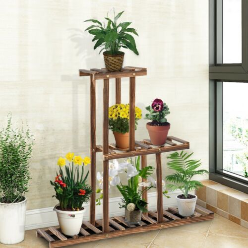 32 Inch Plant Stand Rack 3 Tier Indoor&outdoor Multiple Flower Pot  Holder Shelf | Ebay Regarding 32 Inch Plant Stands (Photo 1 of 15)