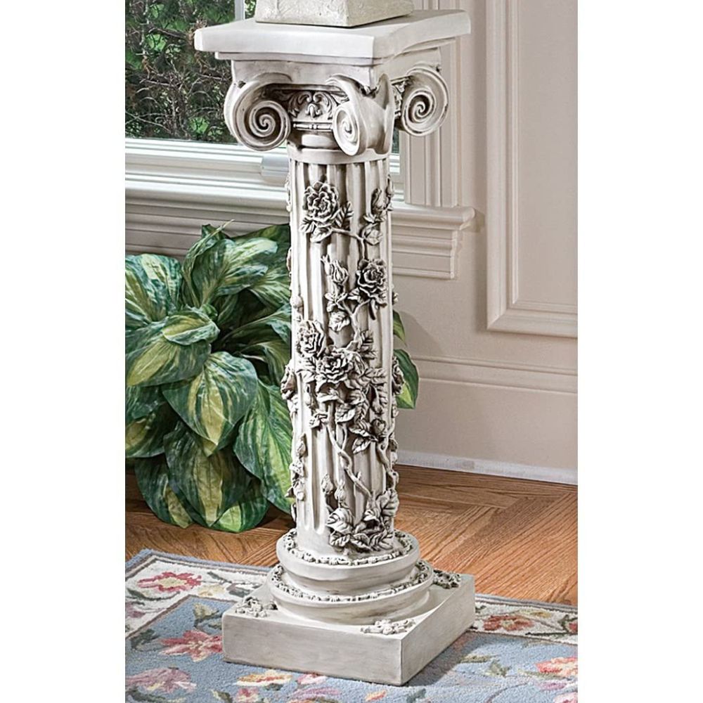 34 Inch Tall Decorative Pedestal Statue Sculpture Plant Stand Victorian  Style | Ebay Inside 34 Inch Plant Stands (View 2 of 15)