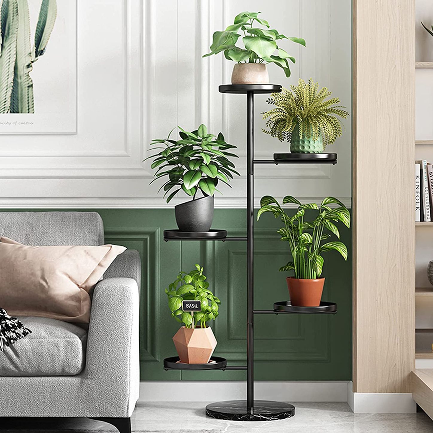 Featured Photo of 15 Ideas of Green Plant Stands