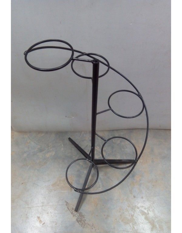 5 Pot Spiral (ring) Pot Stand | Iron Plant Stand, Hanging Plants Indoor,  Plant Decor Indoor Intended For Ring Plant Stands (Photo 2 of 15)