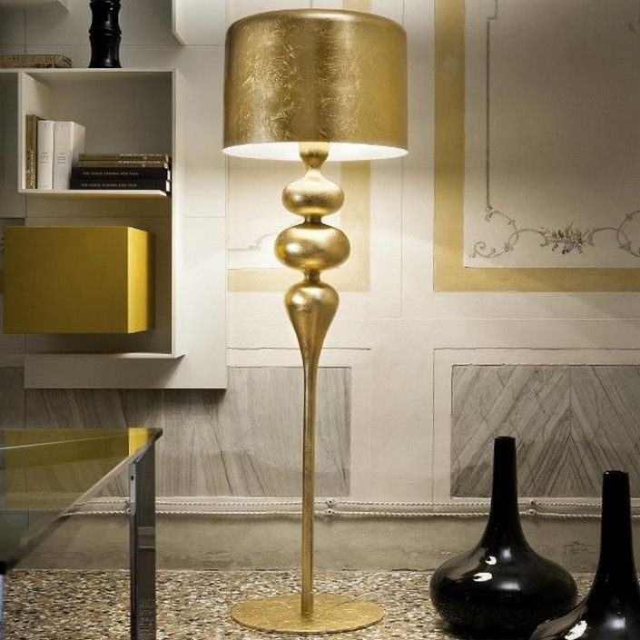 6 Elegant Gold Floor Lamps That Fit Every Living Room 6 | Brabbu | Design  Forces Throughout Gold Floor Lamps (Photo 14 of 15)