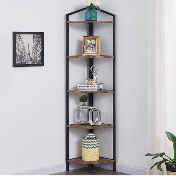 70 Inch Tall 5 Tier Corner Shelf Plant Stand – Etsy In 5 Inch Plant Stands (Photo 10 of 15)